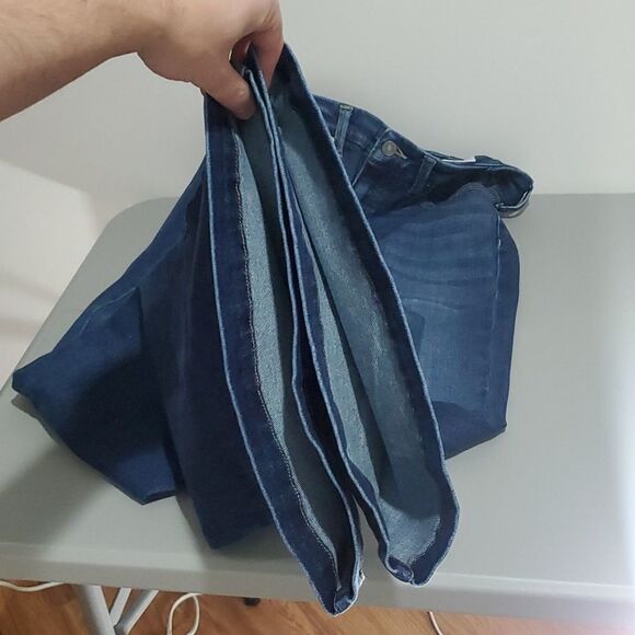 KANCAN dark wash 30x34 extreme boot cut high rise jeans - Picture 8 of 8